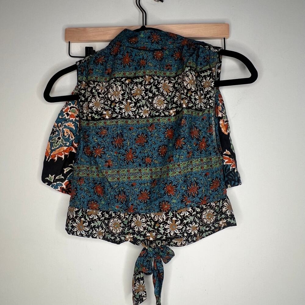 Boteh Boho Matching Shorts & Top Set Size Xs - image 4